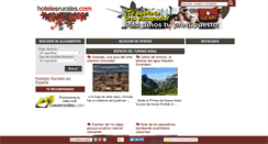 Desktop Screenshot of hotelesrurales.com